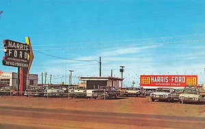 Midwest City OK Arthur Harris Ford Dealership, New & Used, Postcard - Picture 1 of 2