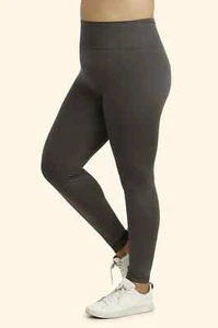 SOFRA LADIES HIGH WAISTED FLEECE LEGGINGS PLUS SIZE - Picture 1 of 7