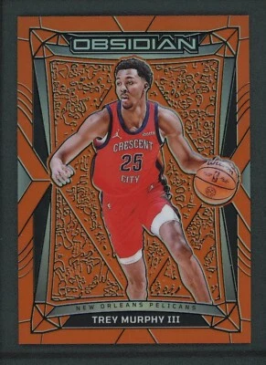 2023-24 TREY MURPHY III 43/99 PANINI OBSIDIAN ORANGE - Image 1 of 2