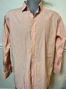 Jack Stone Thomas Dean Dress Shirt Adult 2XL XXL Long Sleeve Flip Cuff Men's - Picture 1 of 8