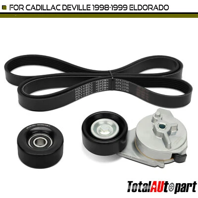 3Pcs Timing Belt Kit for Cadillac Eldorado 1998-2002 DeVille 1998-1999 4.6L GAS - Image 1 of 4