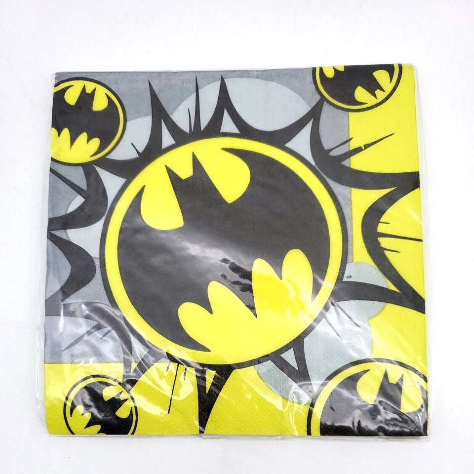 BATMAN PARTY NAPKINS 16 PACK - Designware -Birthday Party Supplies