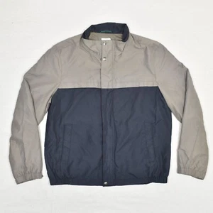 Perry Ellis Men's Bomber Jacket Windbreaker Polyester Brown Size 2XL Microfiber - Picture 1 of 8