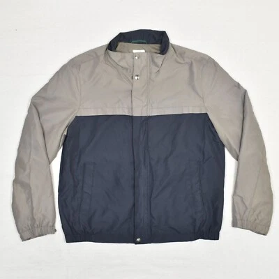 Perry Ellis Men's Bomber Jacket Windbreaker Polyester Brown Size 2XL Microfiber - Image 1 of 4