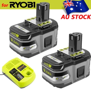 18V Battery For Ryobi P108 ONE+ P102 P103 P104 P107 P109 9.0Ah / 8.0Ah Charger - Picture 1 of 17