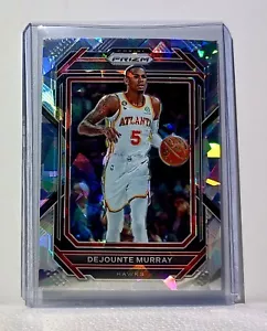 Dejounte Murray 2022-23 Panini Prizm Silver Cracked Ice NBA #146 Card Hawks - Picture 1 of 2