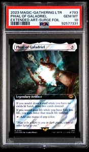 MTG Magic the Gathering Lord of The Rings Surge Foil Phial of Galadriel PSA 10 - Picture 1 of 4