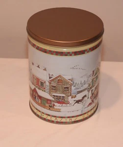 TRAILS END HOLIDAY SERIES TIN 1993 CARAMEL CORN - Picture 1 of 5