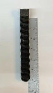 (4) 7/8-9 x 6 Vierkant Madenschraube Stahl glatt Jack Bolt gehärtet 7/8" x 6" - Bild 1 von 3
