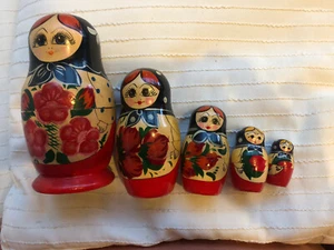 5er Set Babuschka - Bild 1 von 1