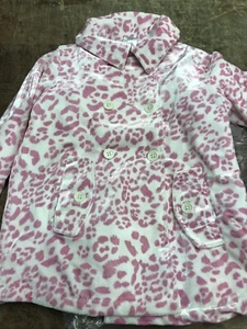 Youth Girls 4-5t Lepoatd Print Pink Coat - Picture 1 of 9
