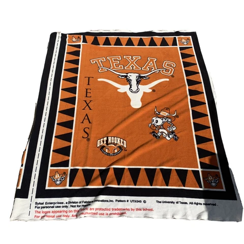 Texas Longhorns Blanket Throw University of Texas at Austin 64”x52” Skykel Cover