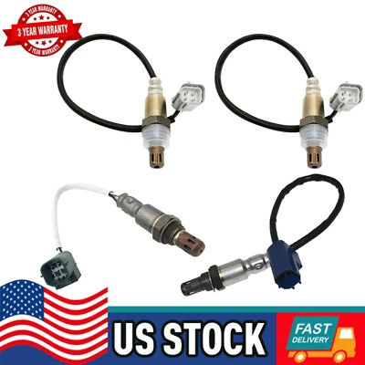 Sensor de oxígeno superior+inferior 4 piezas para Nissan Pathfinder Frontier Xterra 2007-2010  Foto 1 de 4