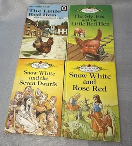 Ladybird Books Children's Books Well Loved Tales Snow White Little Red Hens Lot - Picture 1 of 6