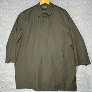 Gabardina de colección Ralph Lauren forro extraíble mezcla de lana para hombre negra talla 50R - Imagen 1 de 14