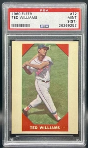 1960 Fleer #72 Ted Williams *PSA 9 MINT (ST) Boston Red Sox *HOF - Picture 1 of 2