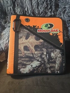 Carpeta de 3 anillas con cremallera de roble musgo naranja camuflaje romper puerto infinito para auriculares - Imagen 1 de 5