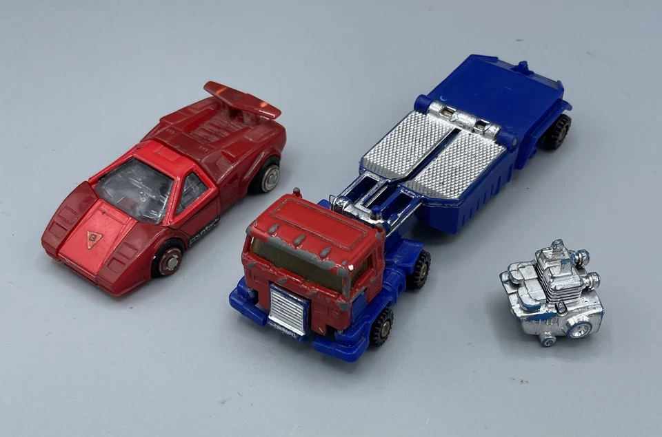 Vintage Bandai Gobots Lamborghini Spoiler MR 21 Road Ranger  Cy-Kill engine  - Image 1 of 4