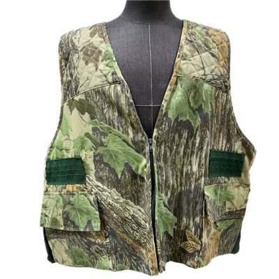 Ozark Trail 2XL Realtree Camo Hunting Game Vest Zip Front Game Bags - Image 1 of 4
