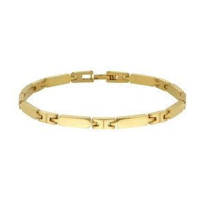 Bracciale Uomo Imperniato in Acciaio Colore Oro (4,3 Mm) - Imagen 1 de 1