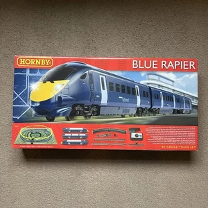 Hornby Blue Rapier 00 Gauge Model Train Set R1139 Electric - Picture 1 of 8