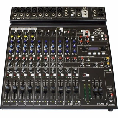 Peavey PV 14 AT Mixing Console with Bluetooth Effects and Antares Auto-Tune - Image 1 of 4