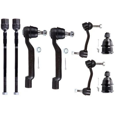 8pcs Fits Ford Mercury Cougar Front Inner Outer Tie Rod Ball Joint Sway Bar Kit Foto 1 de 4