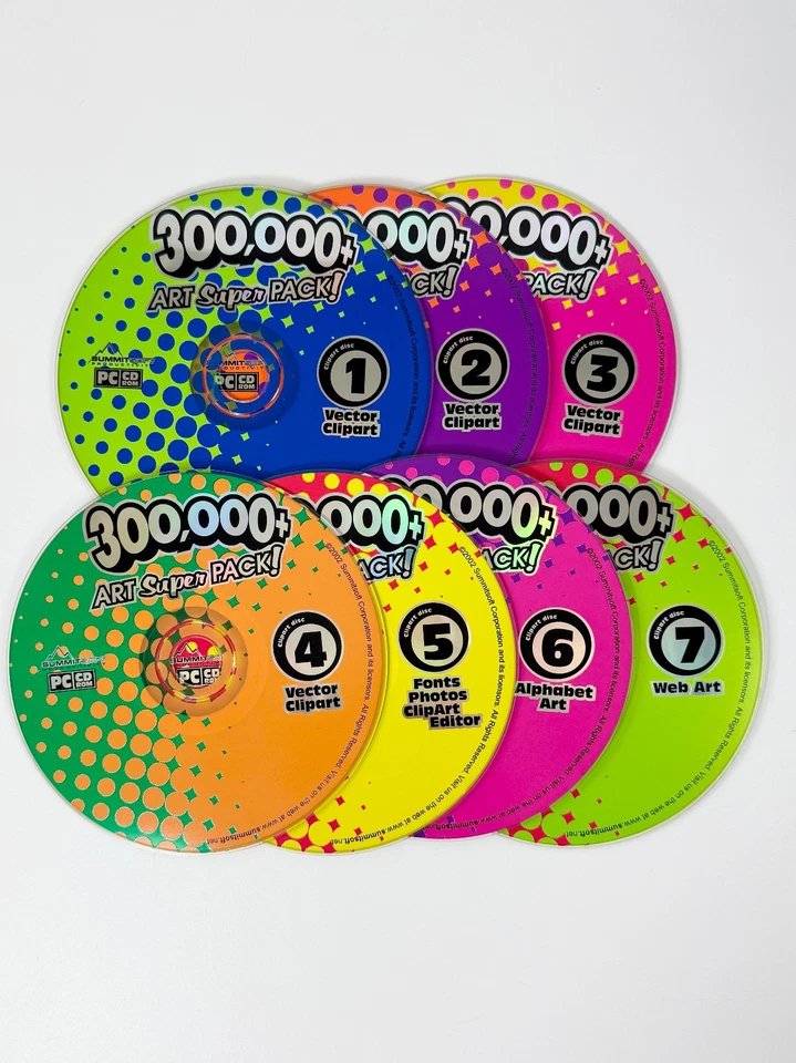 SummitSoft 300,000 ART Super Pack Vector Clip Art - Image 1 of 1