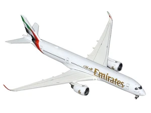 Airbus A350-900 Commercial Aircraft "Emirates Airlines" (A6-EXB) White with Tail - Picture 1 of 3