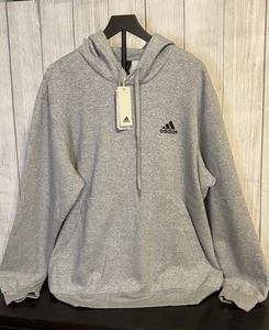 Sudadera con Capucha Adidas Para Hombre Gris Pullover 2XL Mezcla de Algodón Nueva con Etiquetas Informal Atlético - Imagen 1 de 4