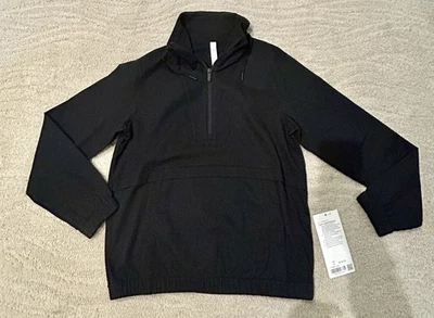 Lululemon Woman's black textured pack light half zip pullover, SZ 4, BNWT** - Image 1 of 4