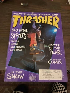 THRASHER SKATEBOARD MAGAZINE February 1992 Eric Brittain Randy Colvin 2/92 feb - Picture 1 of 3