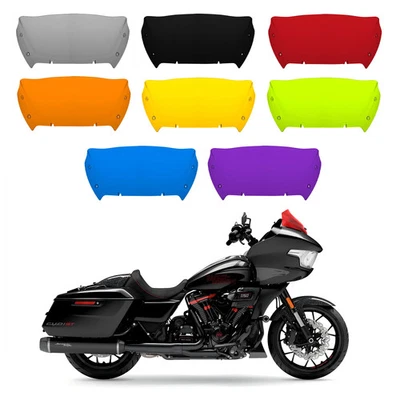 9'' Wave Windshield Windscreen For Harley Touring CVO Road Glide FLTRX 2024-up - Image 1 of 4