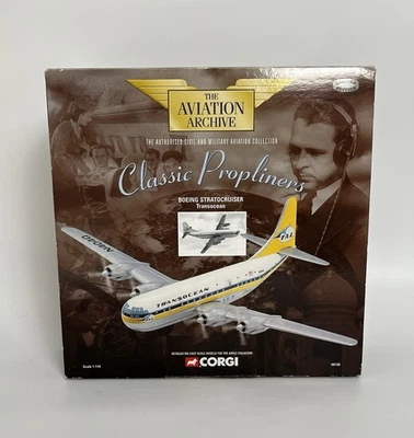 CORGI Aviation Archive 1:144 Boeing Stratocruiser Transocean AA48106 Limited Ed. - Image 1 of 4