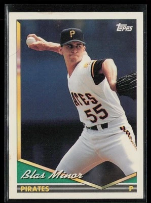 1994 Topps Blas Minor Pittsburgh Pirates #253 - Image 1 of 2