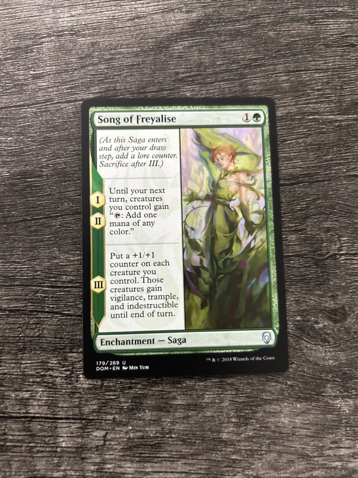 MTG 1x Song of Freyalise x1 LP Dominaria - Image 1 of 1