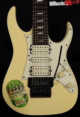 Ibanez Steve Vai Owned Signed JEM Universe White 7-string Electric Guitar w/OHSC - Image 1 of 4