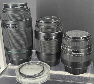 Sigma Zoom,Quantaray 1:4-5.6, F=35-135mm,And Quantaray 1:4-5.6,F=75-300mm Tech10 - Image 1 of 4