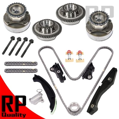 Timing Chain Kit Camshaft Phaser Fit Ford Explorer Transit 250 350 HD PTV 3.5L - Image 1 of 4