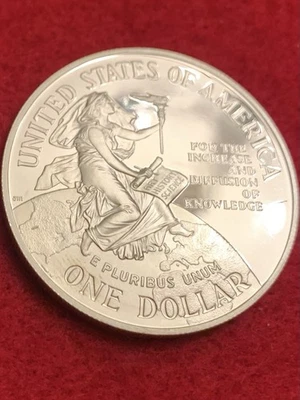 1996 P Smithsonian Institution Commemorative Proof Silver Dollar - Image 1 of 4