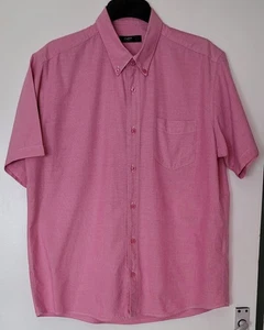 Cotton Traders Men's Short Sleeve Rose Colured Shirt Size L - Picture 1 of 4