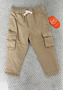 Toddler Boy 2T Wonder Nation Khaki Cargo Pants - Picture 1 of 4