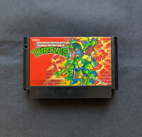 TMNT Teenage Mutant Ninja Turtles - Nintendo Famicom (NES) Japan. Tested