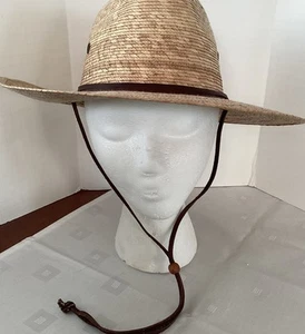 Men's Straw Cowboy Hat Size 7 Made in Mexico - Picture 1 of 6