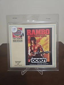 New Sealed 1985 Rambo First Blood Part II Thunder Mountain Commodore 64/128 C64  - Picture 1 of 9