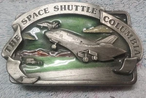 The Space Shuttle Columbia Brass Belt Buckle Bergamot  - Picture 1 of 9