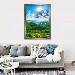 3D Clouds Hill 5575 Fake Framed Poster Home Decor Print Painting Unique Art  - Bild 1 von 11