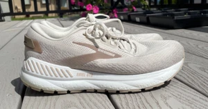 Brooks Women's Ariel GTS 24 1204141B135 Beige Running Shoes Sneakers Size 11 EE - Picture 1 of 10