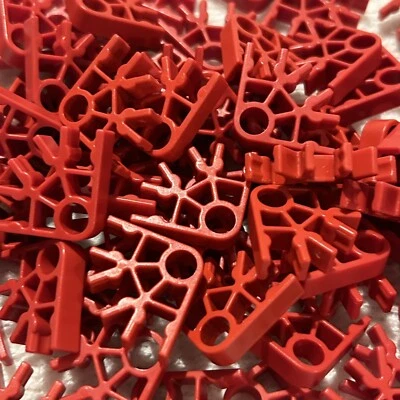Lote de piezas de repuesto 67 conectores rojos K’nex 3 posiciones Foto 1 de 3