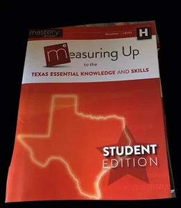 Measuring Up level H grade 8 TEKS Workbook 8th Updated Student Edition Reading - Imagen 1 de 5